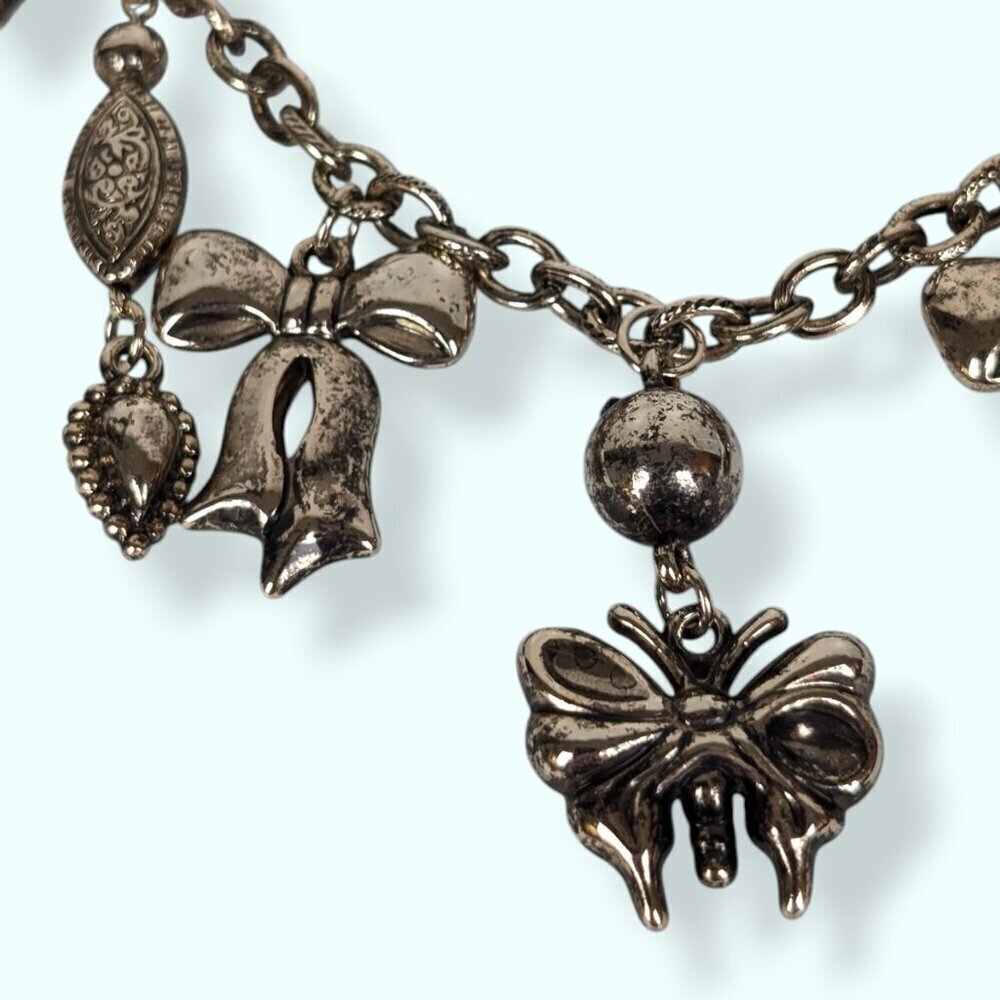 (2/$20) V. Dangling Charm Sweater Pins - Picture 2 of 5